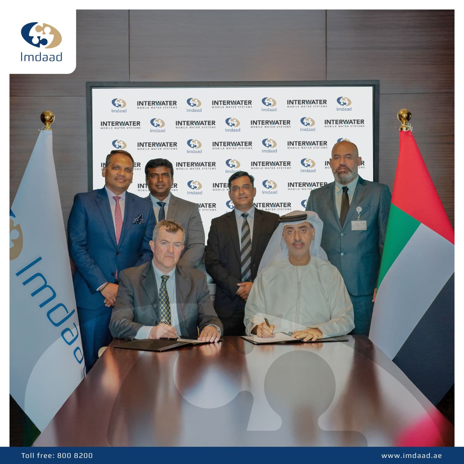 Imdaad Signs Strategic 3-year Agreement with InterWater UAE