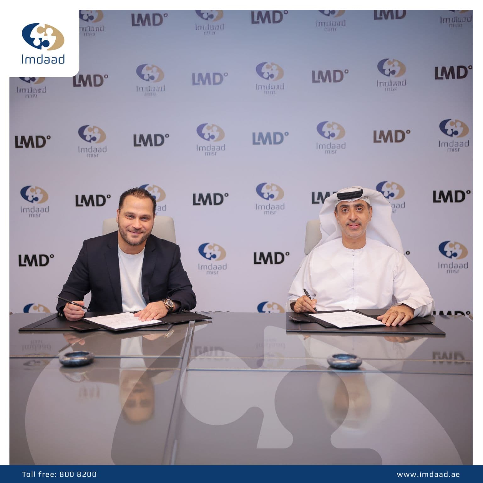 Partnership between Imdaad Misr, and LMD Landmark Developments (LMD)