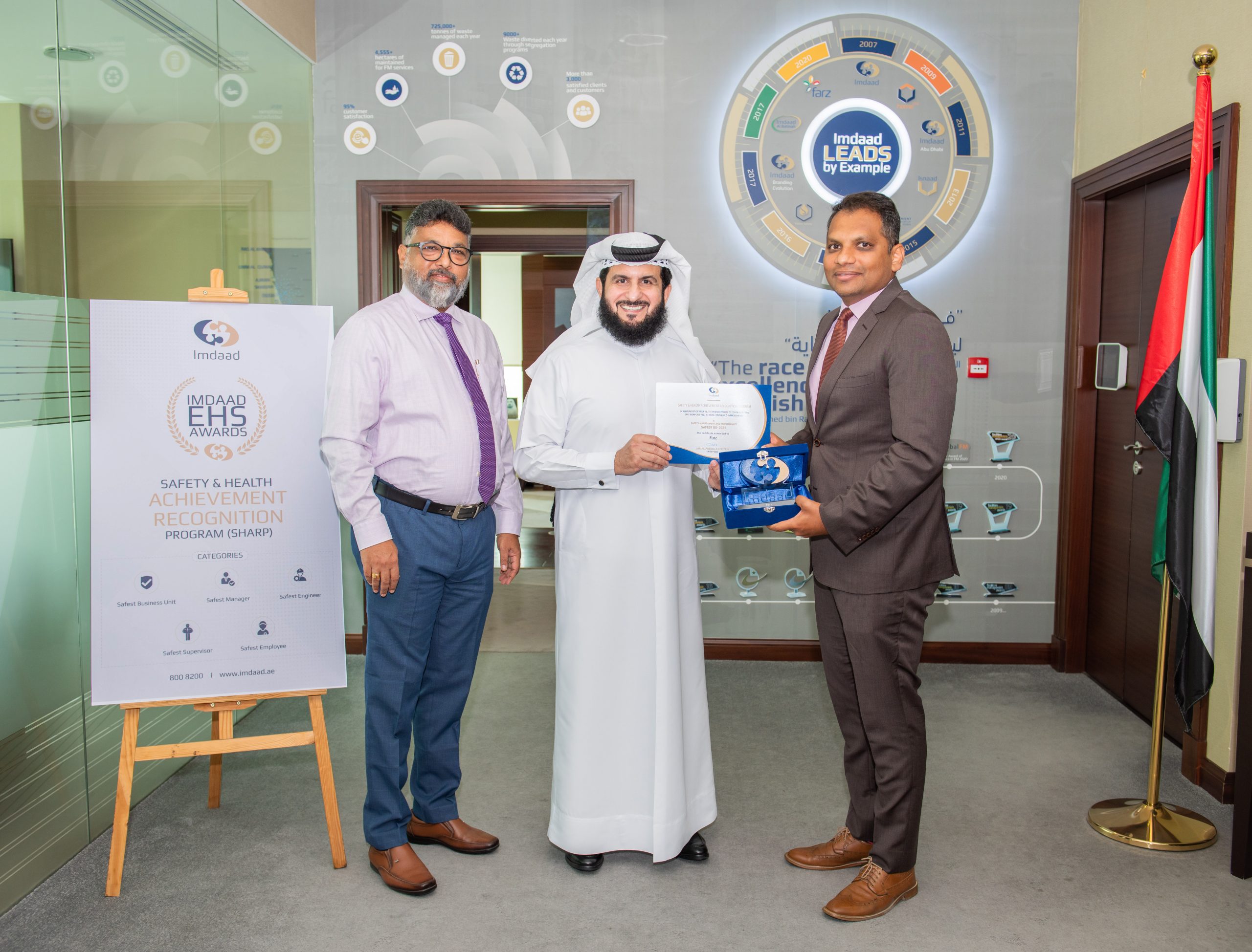 Imdaad EHS Awards Safety and Health Achievement Recognition Program